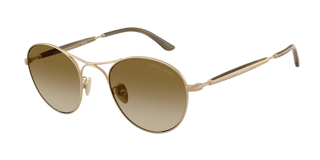 Sunglasses giorgio armani ar6177 341713 dorado round masculino size 50mm - Main view