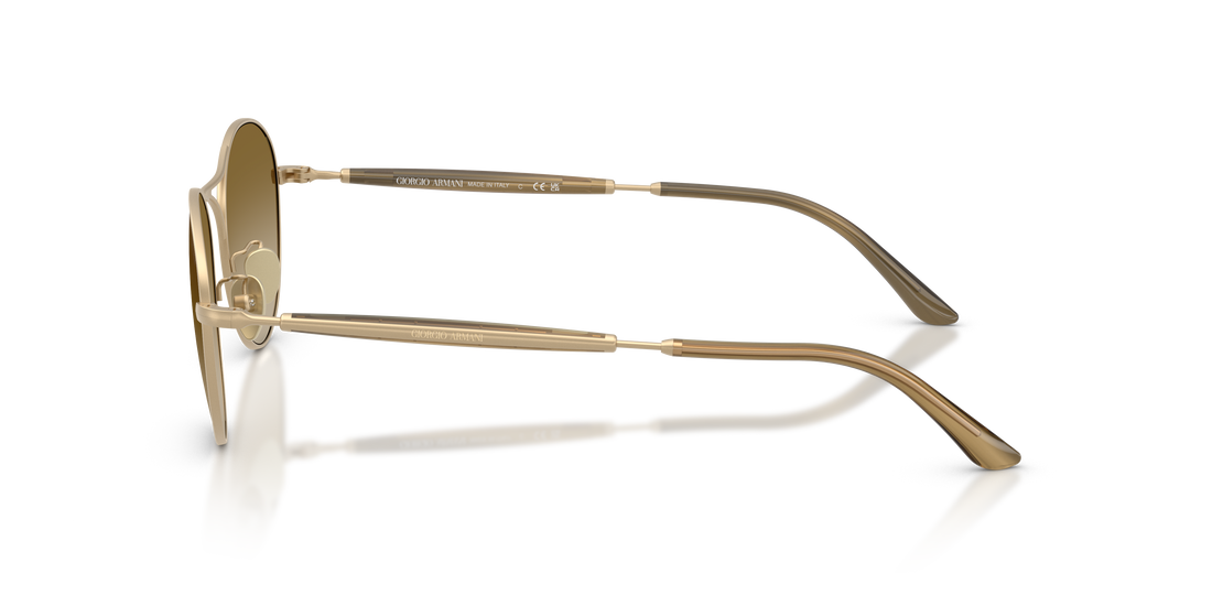 Sunglasses giorgio armani ar6177 341713 dorado round masculino size 50mm - Detailed view