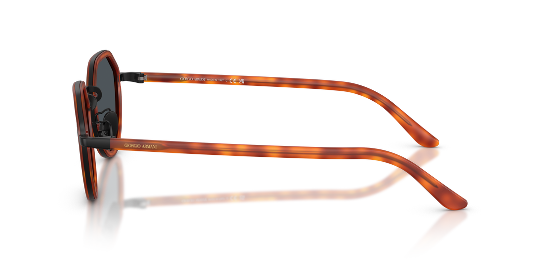 Sunglasses giorgio armani ar6181 6404r5 marron round masculino size 48mm - Detailed view