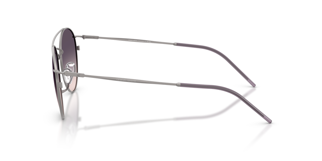 Sunglasses giorgio armani ar6183 300336 gris round masculino size 53mm - Detailed view