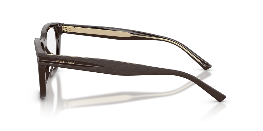 Brillen giorgio armani ar7288u 6402 marron pillow unisex größe 53mm - Detailansicht
