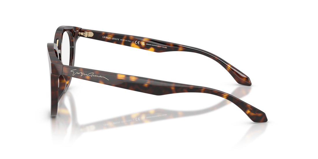 Brillen giorgio armani ar7289u 6124 havana round femenino größe 49mm - Detailansicht