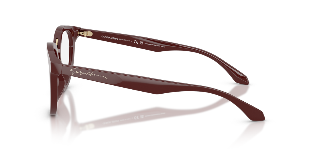 Brillen giorgio armani ar7289u 6399 violeta round femenino größe 49mm - Detailansicht