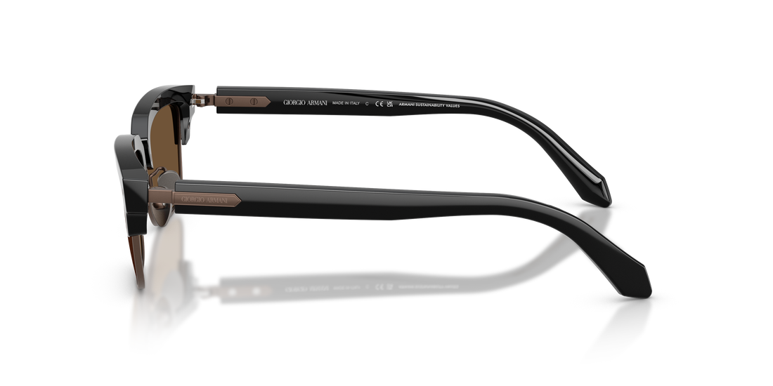 Sonnenbrillen giorgio armani ar8243 587553 negro rectangular masculino größe 52mm - Detailansicht