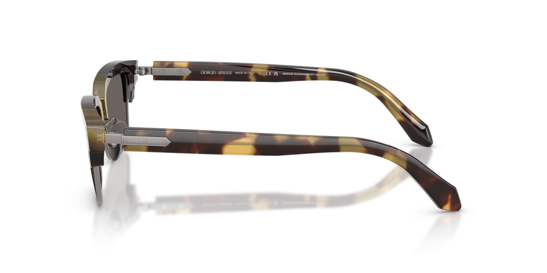 Sunglasses giorgio armani ar8243 6301b1 havana rectangular masculino size 52mm - Detailed view