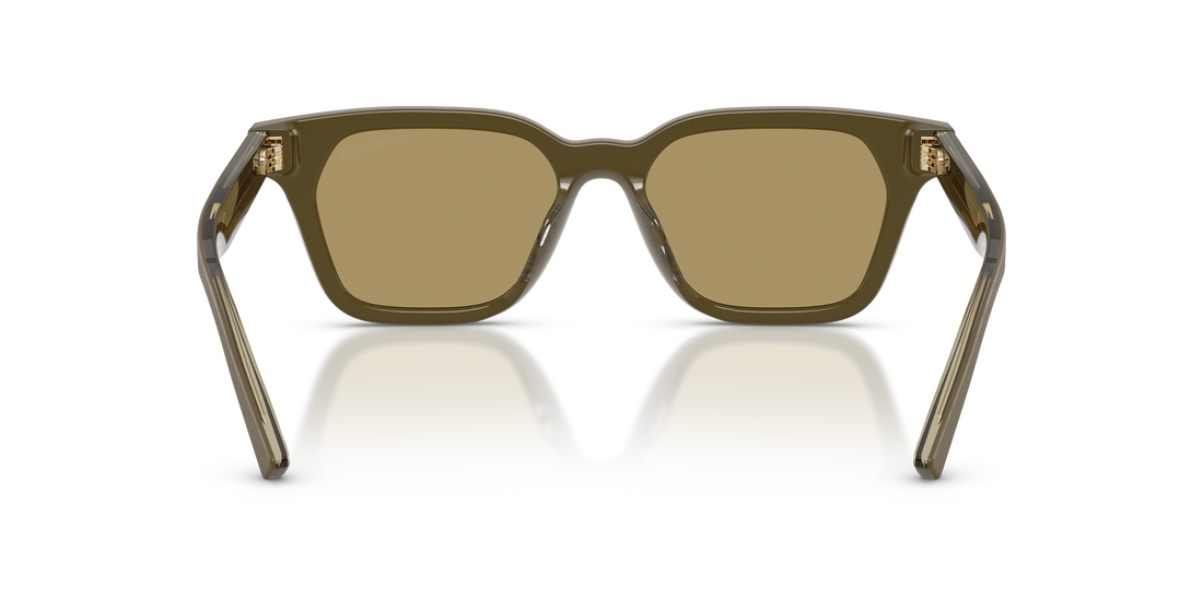 Sunglasses giorgio armani ar8251u 6401/2 verde pillow unisex size 52mm - Detailed view