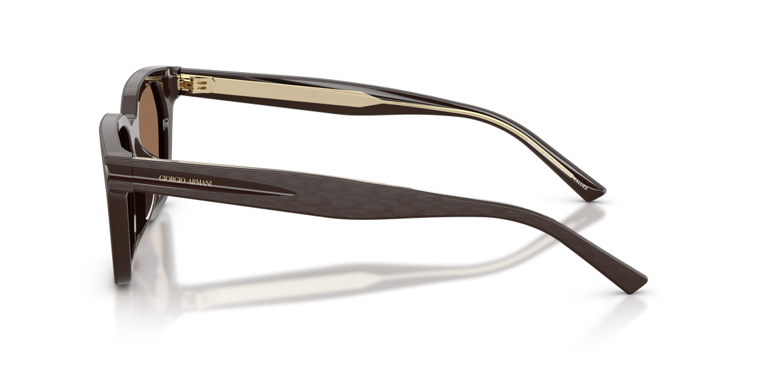 Sunglasses giorgio armani ar8251u 640273 marron pillow unisex size 52mm - Detailed view