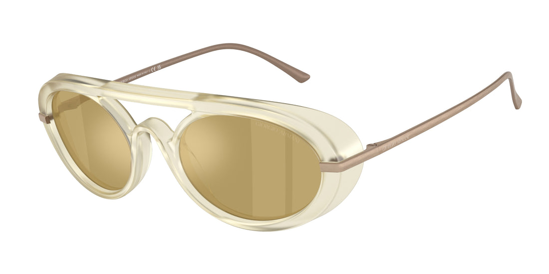 Óculos de sol giorgio armani ar8256 6409o8 amarillo oval masculino tamanho 52mm - Vista principal