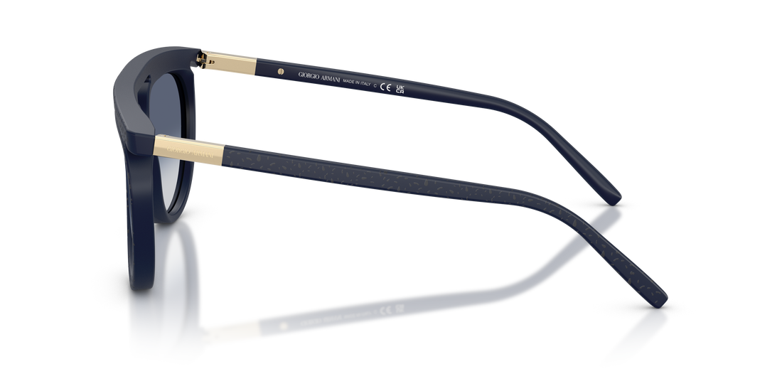 Óculos de sol giorgio armani ar8262 603914 azul pilot femenino tamanho 58mm - Vista de detalhe