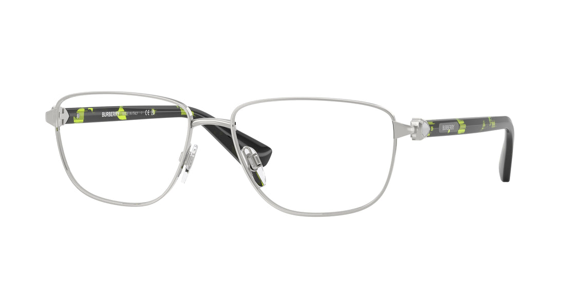 Occhiali da vista burberry be1393 1005 plateado rectangular masculino taglia 55mm - Vista principale