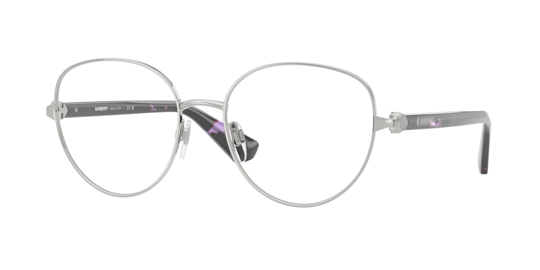 Lunettes de vue burberry be1394 1005 plateado pantos femenino taille 53mm - Vue principale