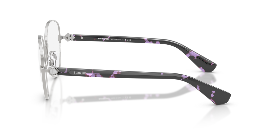 Lunettes de vue burberry be1394 1005 plateado pantos femenino taille 53mm - Vue détaillée