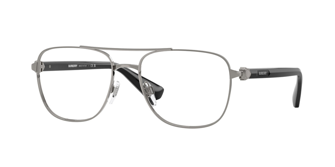 Occhiali da vista burberry be1396 1003 gris pilot masculino taglia 56mm - Vista principale