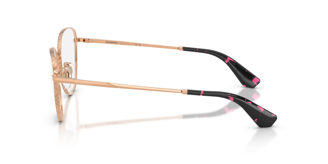 Occhiali da vista burberry be1398 1337 dorado cat eye femenino taglia 56mm - Vista dettagliata