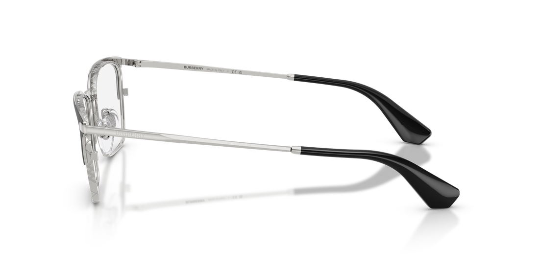 Occhiali da vista burberry be1401 1005 negro rectangular masculino taglia 54mm - Vista dettagliata