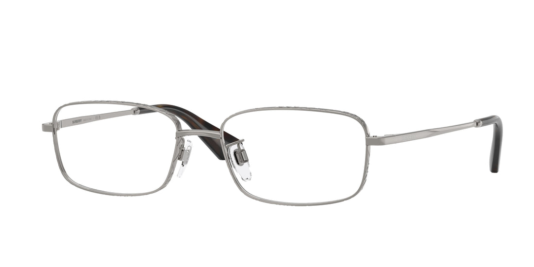 Prescription glasses burberry be1402d 1003 gris rectangular masculino size 55mm - Main view