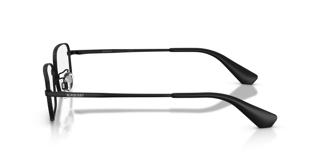 Prescription glasses burberry be1402d 1007 negro rectangular masculino size 55mm - Detailed view