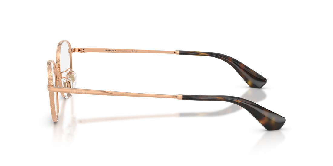 Prescription glasses burberry be1403d 1337 dorado pantos femenino size 48mm - Detailed view