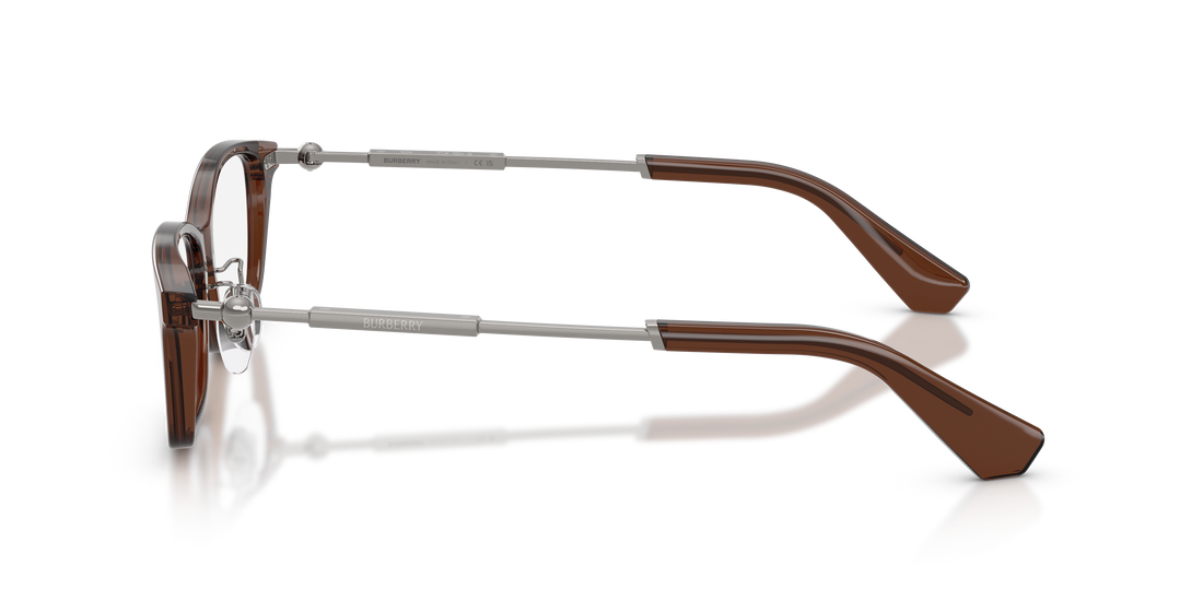 Prescription glasses burberry be2414d 4245 marron rectangular masculino size 55mm - Detailed view