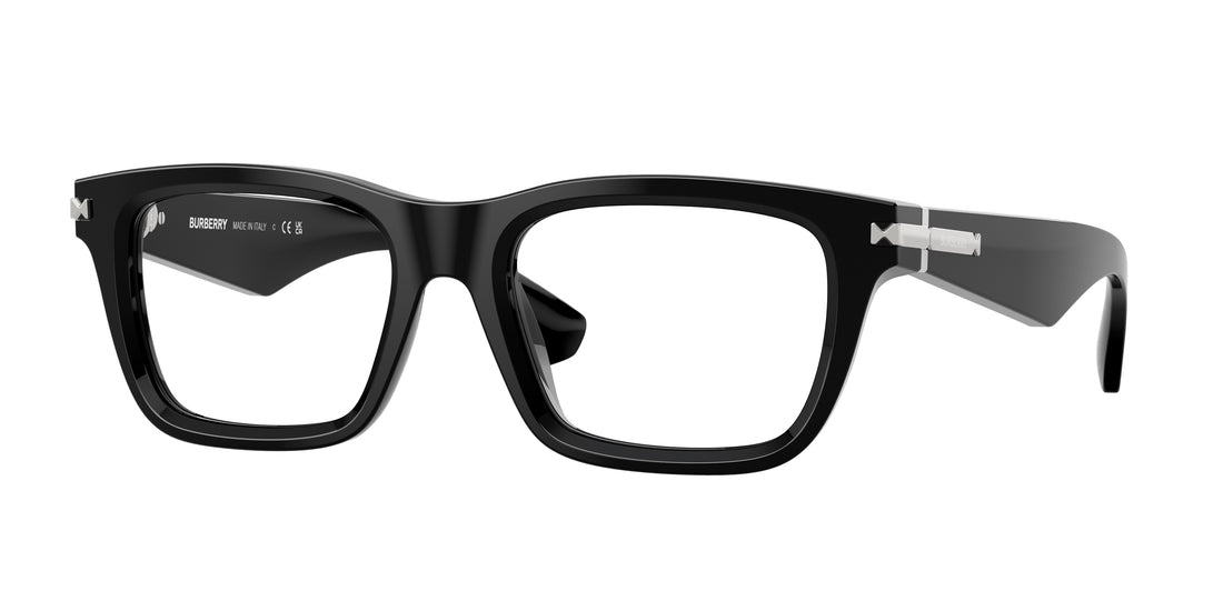 Brillen burberry be2419 3001 negro rectangular masculino größe 53mm - Hauptansicht