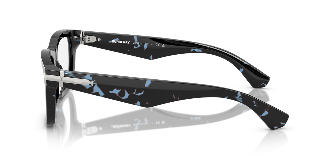 Occhiali da vista burberry be2419 4111 azul rectangular masculino taglia 51mm - Vista dettagliata