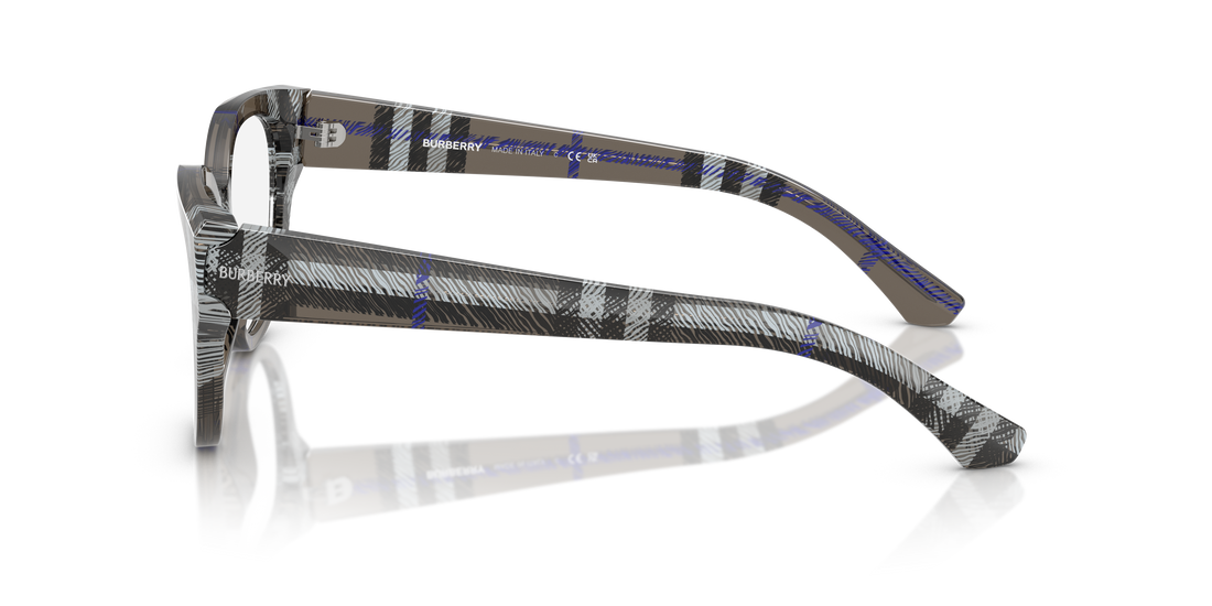 Lunettes de vue burberry be2421 4147 gris pantos femenino taille 51mm - Vue détaillée