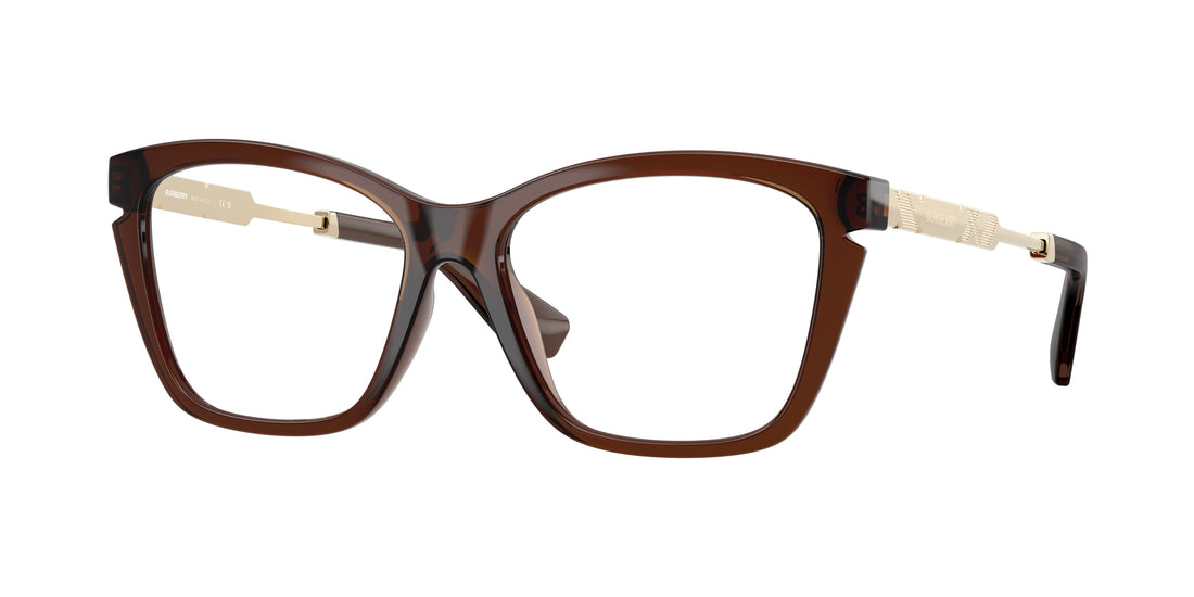 Occhiali da vista burberry be2427u 4116 marron cat eye femenino taglia 54mm - Vista principale
