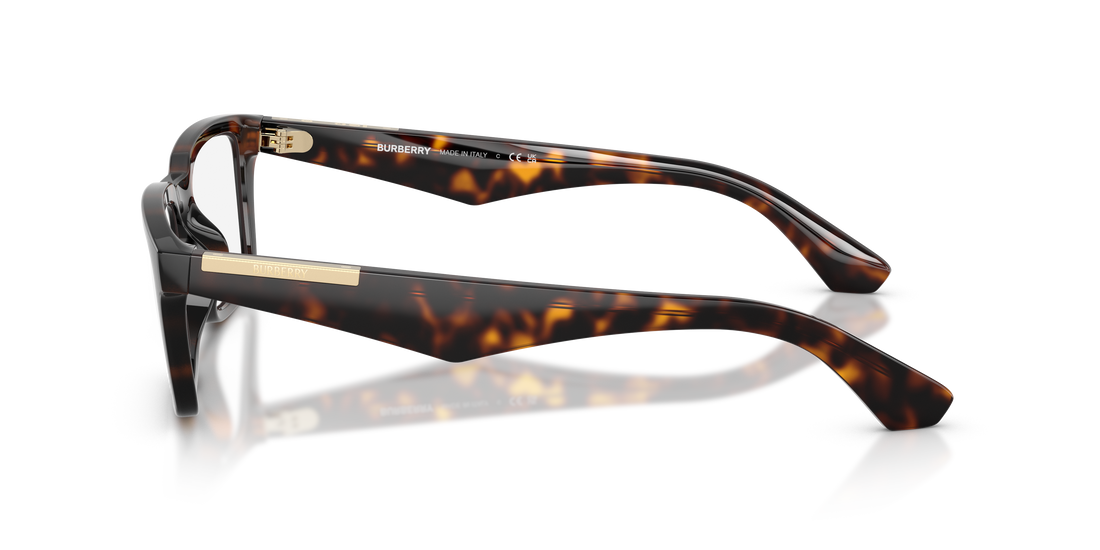 Lunettes de vue burberry be2428u 3002 marron rectangular masculino taille 52mm - Vue détaillée