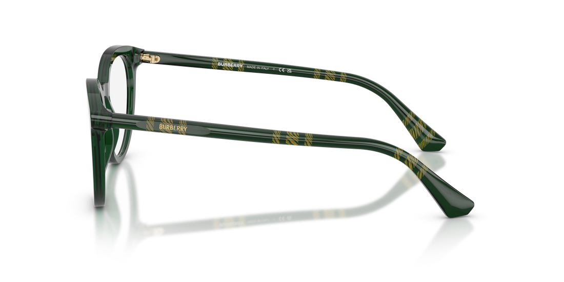 Occhiali da vista burberry be2429 4162 verde round femenino taglia 50mm - Vista dettagliata