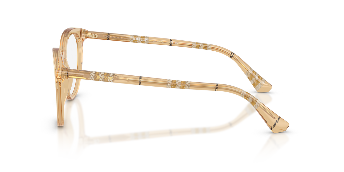 Lunettes de vue burberry be2429 4167 beige round femenino taille 48mm - Vue détaillée