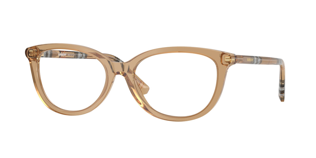Occhiali da vista burberry be2431 4164 beige cat eye femenino taglia 52mm - Vista principale