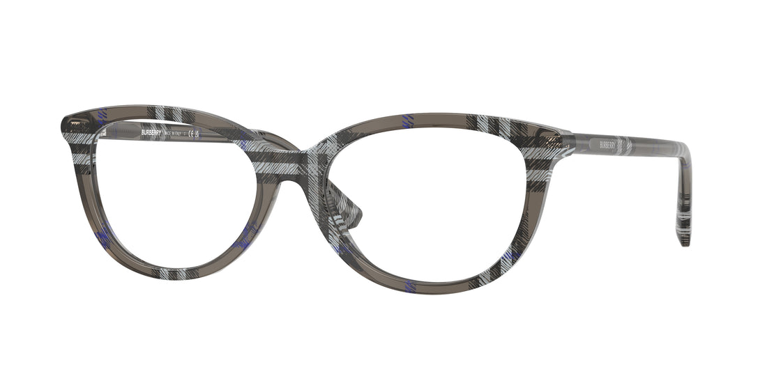 Lunettes de vue burberry be2431 4166 gris cat eye femenino taille 52mm - Vue principale