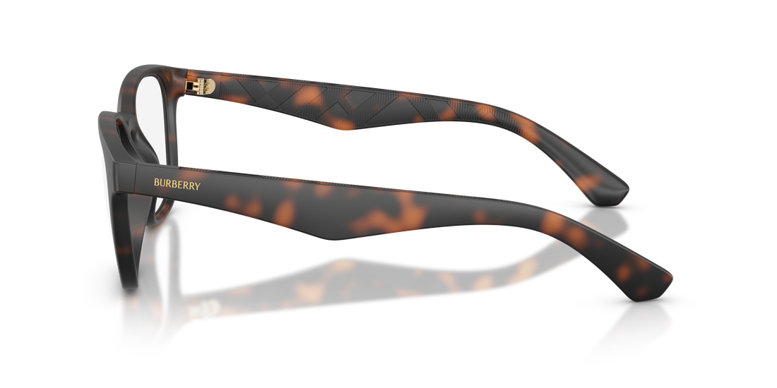 Óculos graduados burberry be2433u 3536 havana square masculino tamanho 52mm - Vista de detalhe