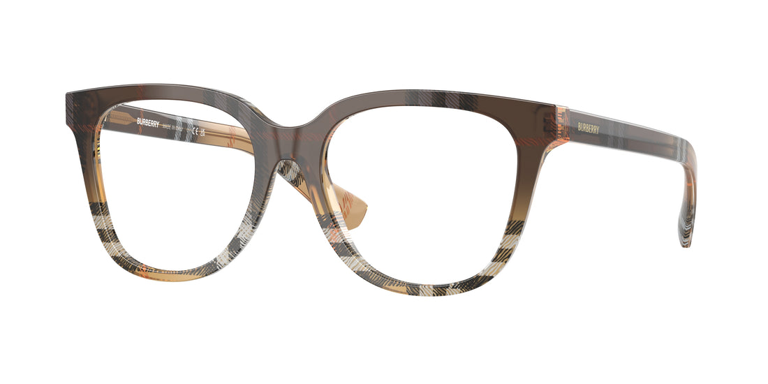 Occhiali da vista burberry be2439 4202 marron pantos femenino taglia 50mm - Vista principale