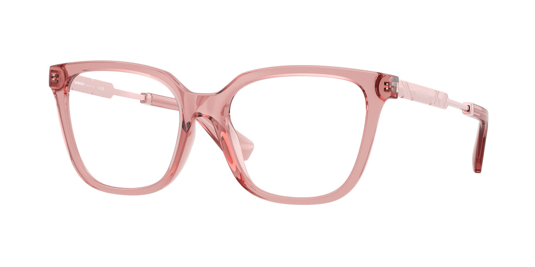 Prescription glasses burberry be2441u 4196 rosa square femenino size 53mm - Main view