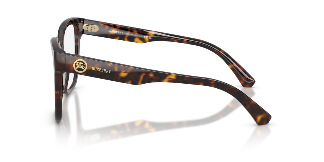 Prescription glasses burberry be2443 3002 marron square femenino size 51mm - Detailed view