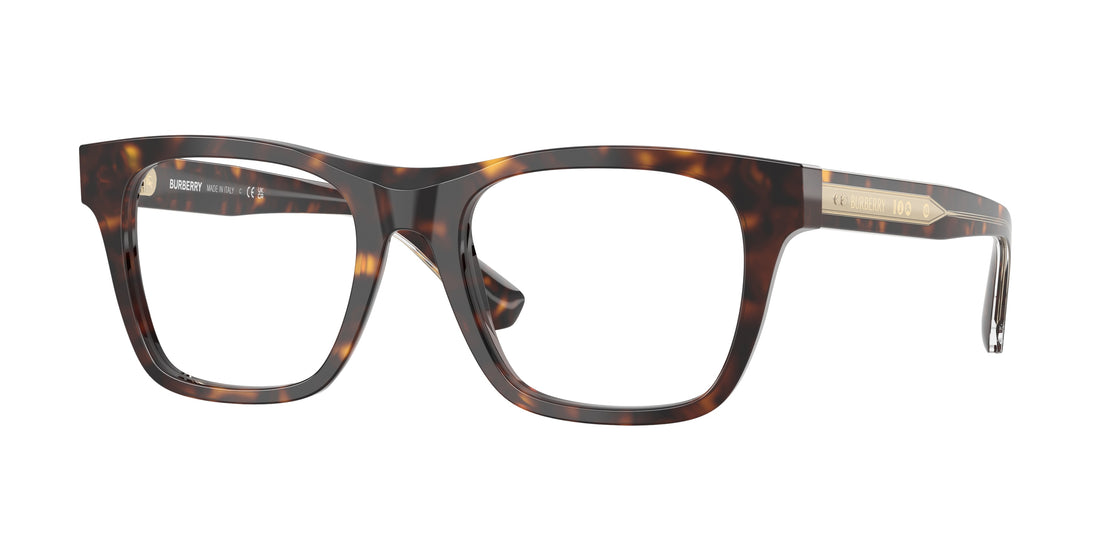Occhiali da vista burberry be2445 4205 marron square masculino taglia 50mm - Vista principale