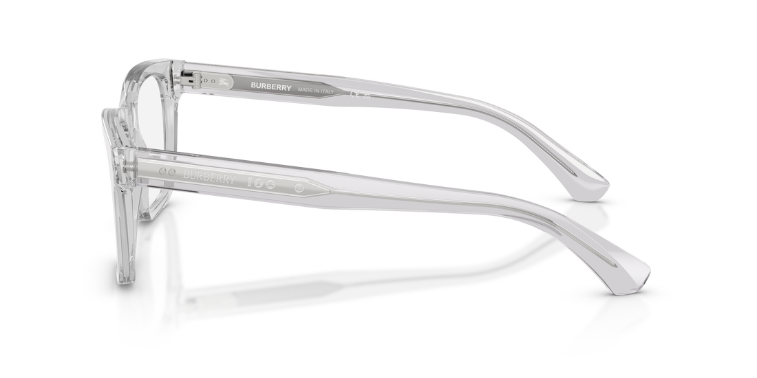 Prescription glasses burberry be2445 4210 gris square masculino size 50mm - Detailed view