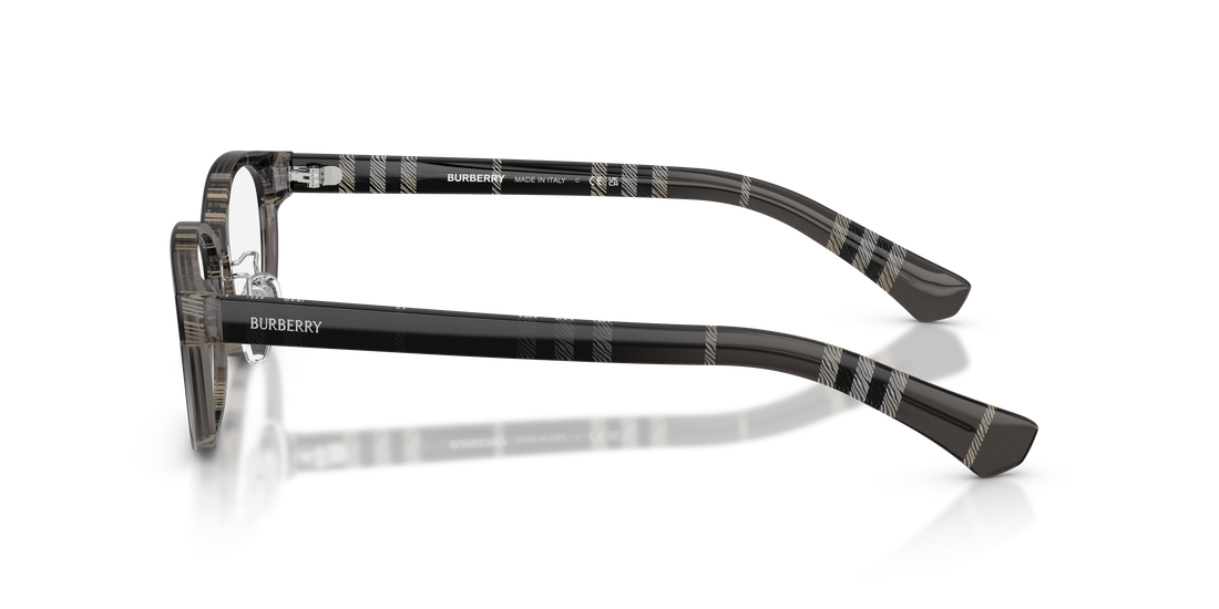 Óculos graduados burberry be2447d 4200 gris oval femenino tamanho 51mm - Vista de detalhe