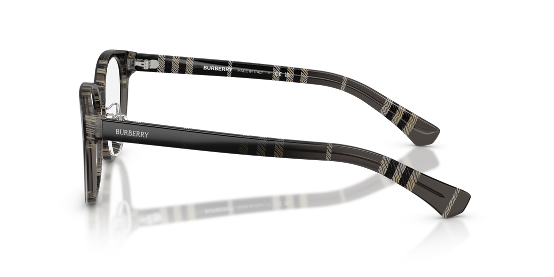 Óculos graduados burberry be2448d 4200 gris pantos femenino tamanho 53mm - Vista de detalhe