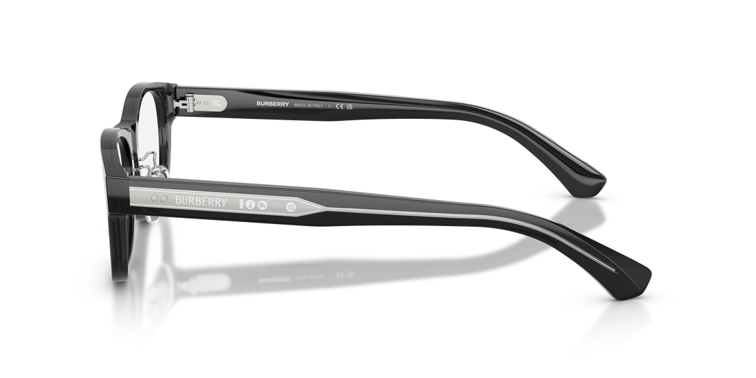 Óculos graduados burberry be2449d 4211 gris rectangular masculino tamanho 53mm - Vista de detalhe