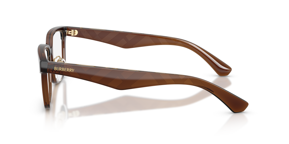 Óculos graduados burberry be2450d 4116 marron square masculino tamanho 56mm - Vista de detalhe