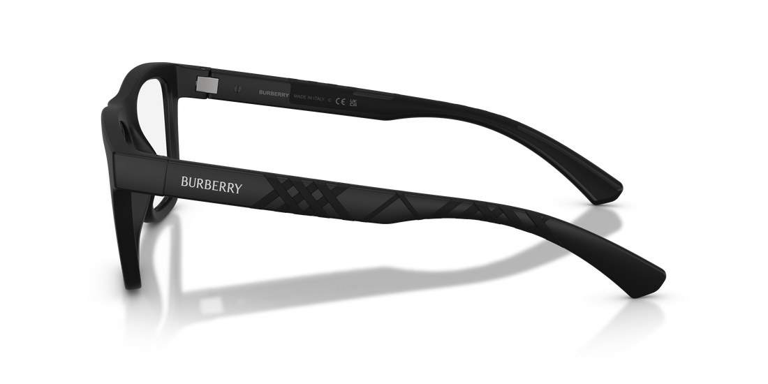 Prescription glasses burberry be2452u 3464 negro rectangular masculino size 51mm - Detailed view