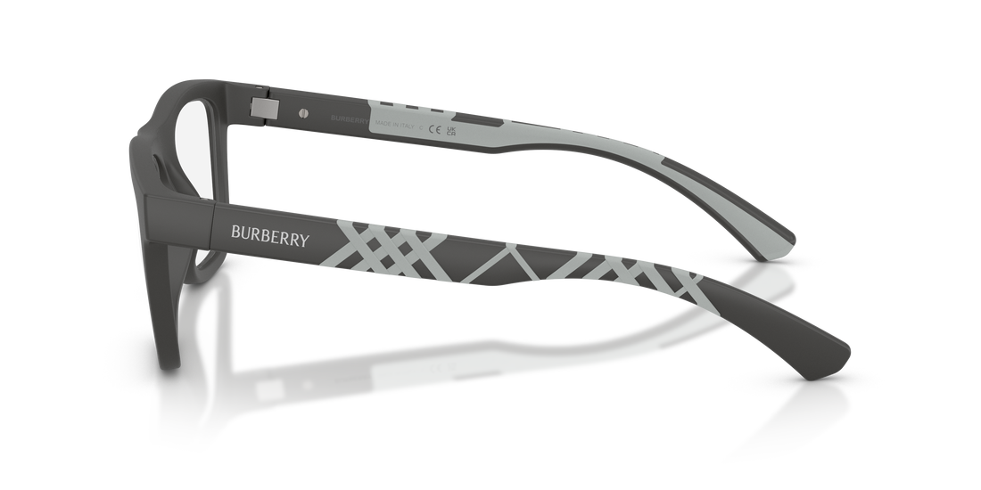 Occhiali da vista burberry be2452u 4233 gris rectangular masculino taglia 51mm - Vista dettagliata
