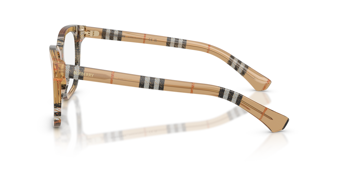 Lunettes de vue burberry be2455 4163 marron square femenino taille 50mm - Vue détaillée