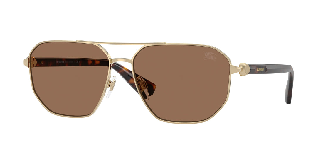 Occhiali da sole burberry be3166 110973 dorado pilot masculino taglia 60mm - Vista principale