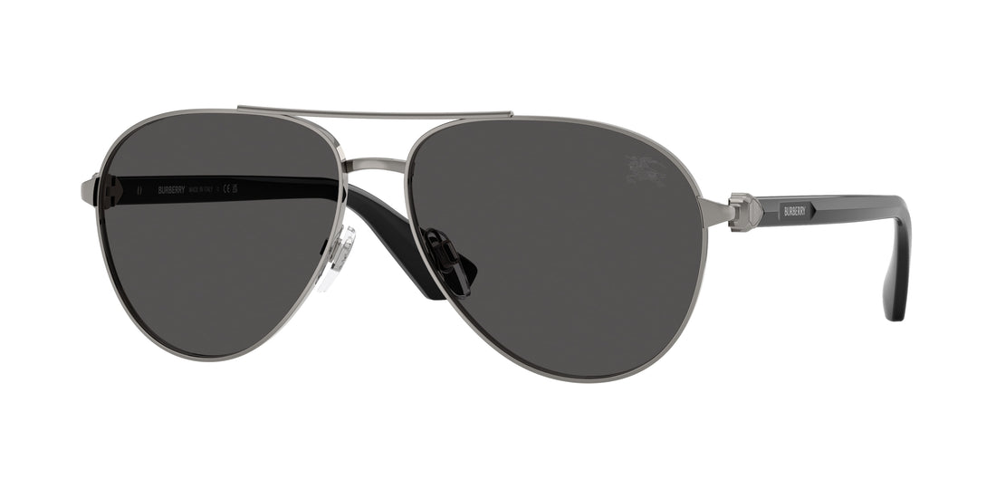 Occhiali da sole burberry be3167 100387 gris pilot masculino taglia 59mm - Vista principale
