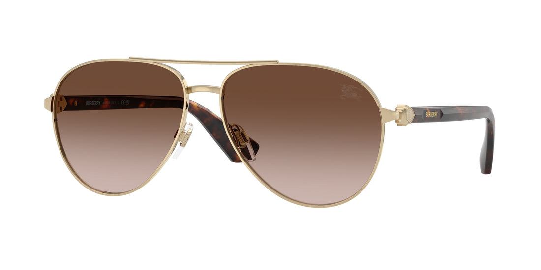 Occhiali da sole burberry be3167 110913 dorado pilot masculino taglia 59mm - Vista principale