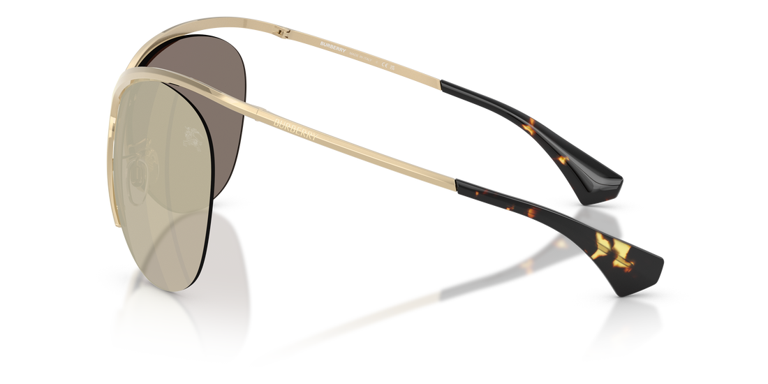 Occhiali da sole burberry be3168 11095a dorado cat eye femenino taglia 37mm - Vista dettagliata