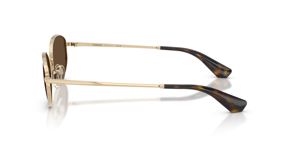 Lunettes de soleil burberry be3169 110973 dorado oval femenino taille 55mm - Vue détaillée